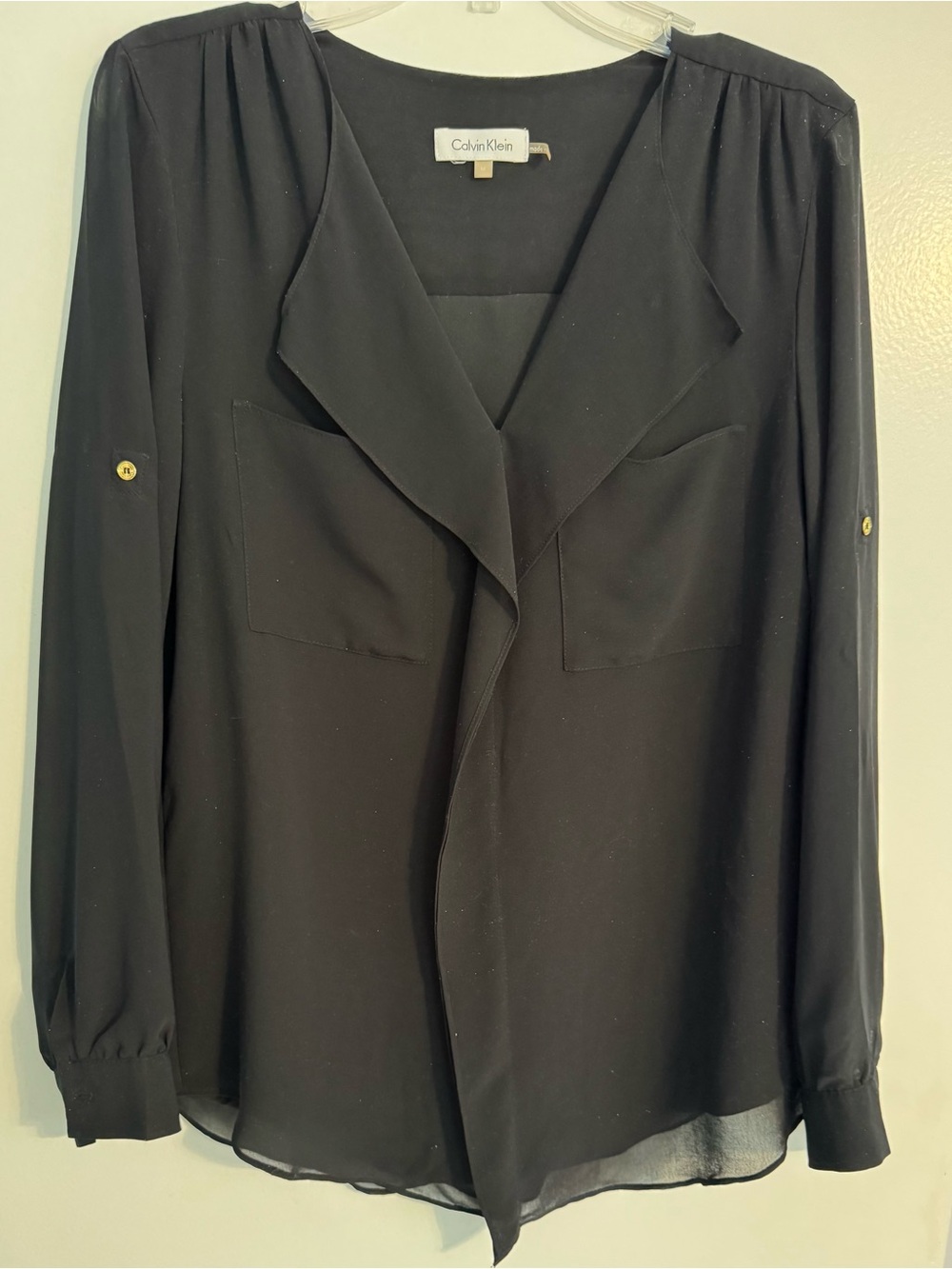 Calvin Klein black blouse